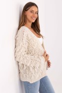 Sweter Kardigan Model MI-SW-1308.21 Ecru - Rue Paris Rue Paris