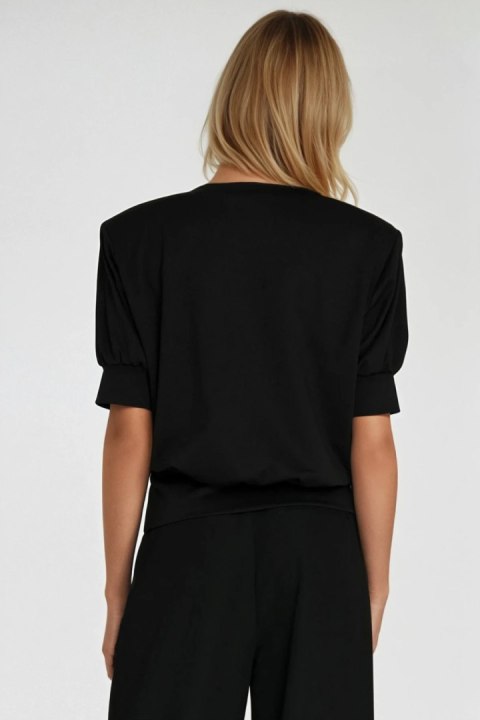 Bluza z krótkim rękawem BL12 Black - Nife Nife Bluza z krótkim rękawem BL12 Black - Nife Nife