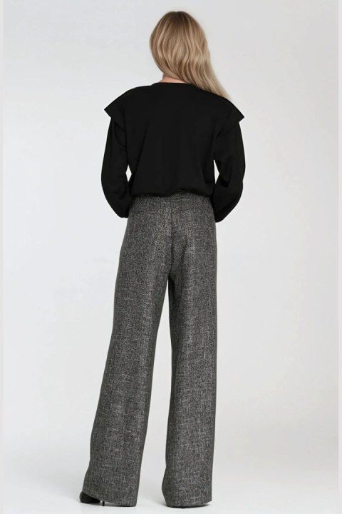 Bluza z wysokimi ściągaczami BL10 Black - Nife Nife