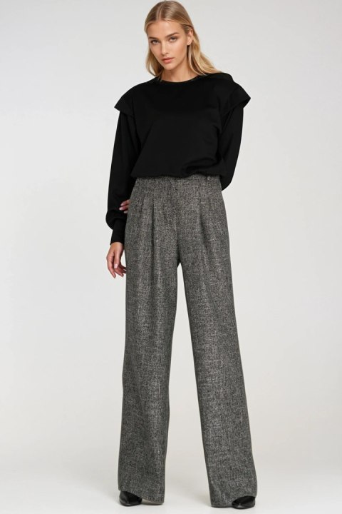 Bluza z wysokimi ściągaczami BL10 Black - Nife Nife