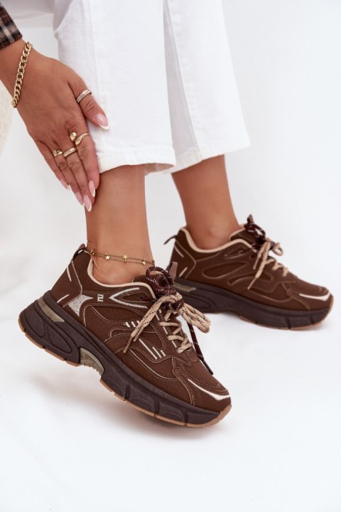 Buty Sportowe Model Annelie C3905 Czekolada - Step in style Step in style