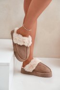 Kapcie Model Doriola FA-181 Dark Beige - Step in style Step in style