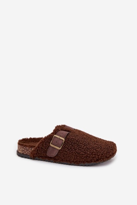 Kapcie Model Lorivine L2871 Brown - Step in style Step in style Kapcie Model Lorivine L2871 Brown - Step in style Step in style