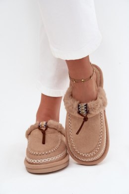 Kapcie Model Perivelle 608 Beige - Step in style Step in style