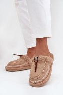 Kapcie Model Perivelle 608 Beige - Step in style Step in style