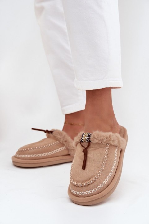 Kapcie Model Perivelle 608 Beige - Step in style Step in style Kapcie Model Perivelle 608 Beige - Step in style Step in style