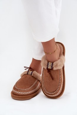 Kapcie Model Perivelle 608 Brown - Step in style Step in style