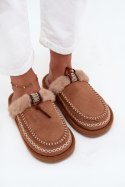 Kapcie Model Perivelle 608 Brown - Step in style Step in style