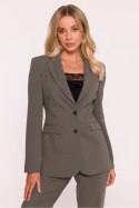 Marynarka Model S417 Khaki - Stylove Stylove Marynarka Model S417 Khaki - Stylove Stylove