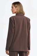 Marynarka oversize dwurzędowa Z88 Brown - Nife Nife