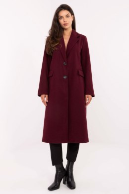 Płaszcz Damski Model IT-PL-80320.65 Bordo - Factory Price Factory Price