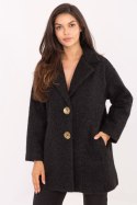Płaszcz Damski Model IT-PL-96775.19P Black - Factory Price Factory Price
