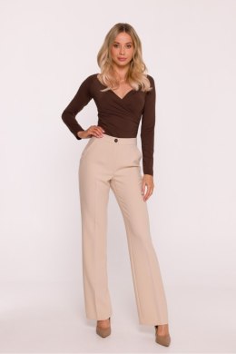 Spodnie Damskie Model S418 Beige - Stylove Stylove