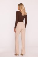 Spodnie Damskie Model S418 Beige - Stylove Stylove Spodnie Damskie Model S418 Beige - Stylove Stylove
