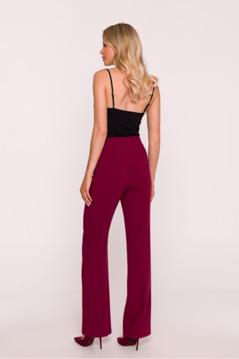 Spodnie Damskie Model S418 Bordo - Stylove Stylove Spodnie Damskie Model S418 Bordo - Stylove Stylove