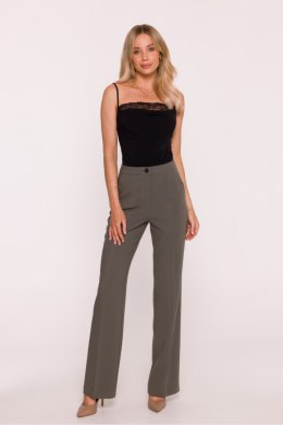 Spodnie Damskie Model S418 Khaki - Stylove Stylove