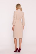 Sukienka Model S415 Beige - Stylove Stylove Sukienka Model S415 Beige - Stylove Stylove