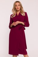 Sukienka Model S415 Bordo - Stylove Stylove Sukienka Model S415 Bordo - Stylove Stylove