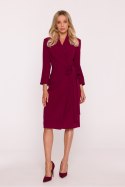 Sukienka Model S415 Bordo - Stylove Stylove Sukienka Model S415 Bordo - Stylove Stylove