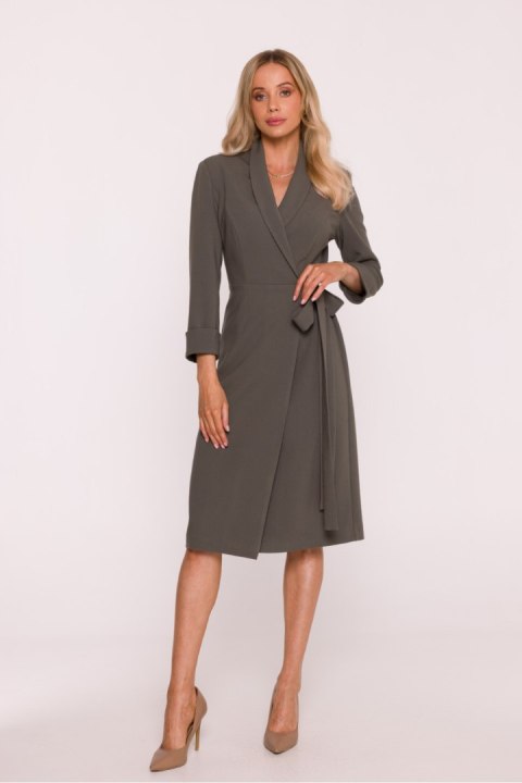 Sukienka Model S415 Khaki - Stylove Stylove Sukienka Model S415 Khaki - Stylove Stylove