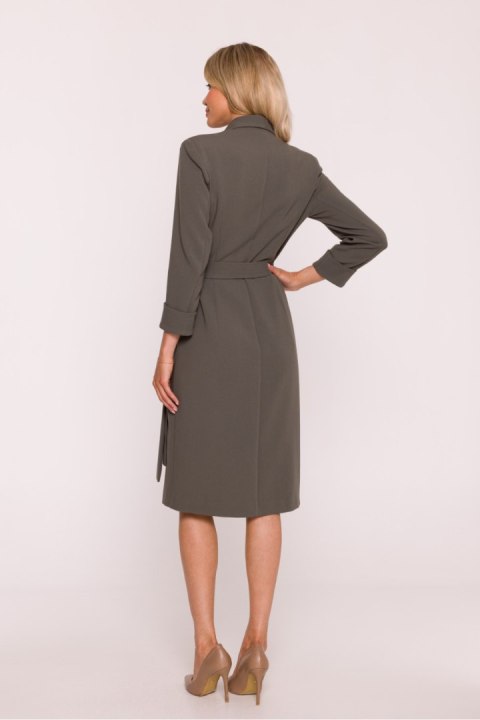 Sukienka Model S415 Khaki - Stylove Stylove Sukienka Model S415 Khaki - Stylove Stylove
