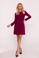 Sukienka Model S419 Bordo - Stylove Stylove Sukienka Model S419 Bordo - Stylove Stylove