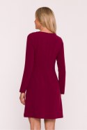 Sukienka Model S419 Bordo - Stylove Stylove Sukienka Model S419 Bordo - Stylove Stylove