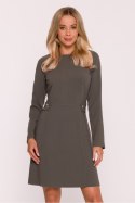 Sukienka Model S419 Khaki - Stylove Stylove Sukienka Model S419 Khaki - Stylove Stylove
