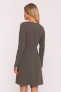 Sukienka Model S419 Khaki - Stylove Stylove Sukienka Model S419 Khaki - Stylove Stylove