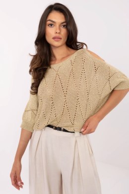 Sweter Damski Model MI-SW-1605.83 Gold - Italy Moda Italy Moda