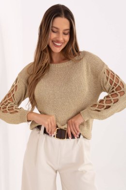 Sweter Damski Model MI-SW-1606.96 Gold - Italy Moda Italy Moda