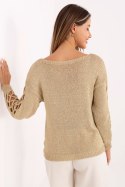 Sweter Damski Model MI-SW-1606.96 Gold - Italy Moda Italy Moda