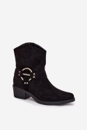 Botki Model Halivine RQ498-1 Black - Step in style Hurtownia odzieży on-line, moda damska, bielizna i obuwie dla kobiet - Matter Step in style Botki Model Halivine RQ498-1 Black - Step in style Hurtownia odzieży on-line, moda damska, bielizna i obuwie dla kobiet - Matter Step in style
