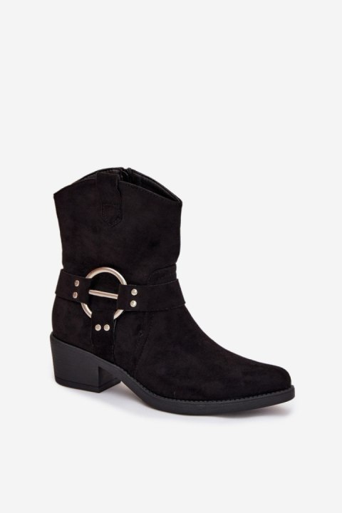Botki Model Halivine RQ498-1 Black - Step in style Hurtownia odzieży on-line, moda damska, bielizna i obuwie dla kobiet - Matter Step in style Botki Model Halivine RQ498-1 Black - Step in style Hurtownia odzieży on-line, moda damska, bielizna i obuwie dla kobiet - Matter Step in style