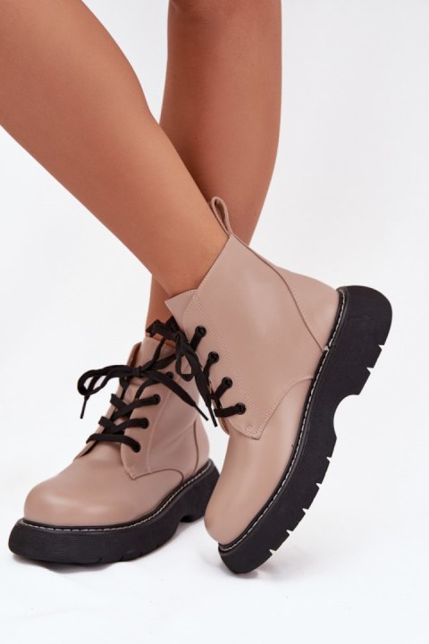 Botki Model Harmine LQ-26 Dark Beige - Step in style Step in style