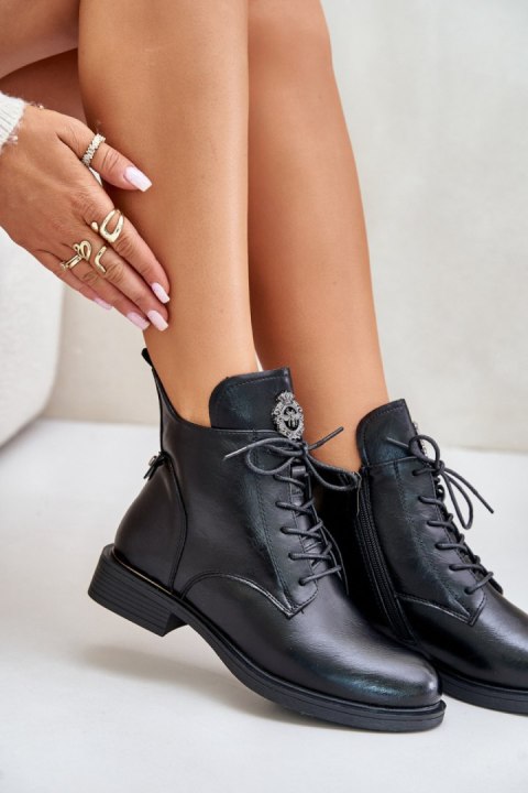 Botki Model Leonise 24BT02-7976 Black - Step in style Step in style Botki Model Leonise 24BT02-7976 Black - Step in style Step in style