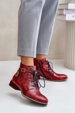 Botki Model Maciejka 5743A-08 Red - Step in style Step in style