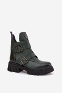 Botki Model Zazoo 60482 Dark Green - Step in style Step in style