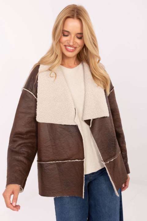 Kurtka Damska Model IT-KR-95616.66 Brown - Factory Price Factory Price Kurtka Damska Model IT-KR-95616.66 Brown - Factory Price Factory Price
