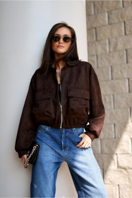 Kurtka Damska Model Vivara CBR KUR0032 Dark Brown - Roco Fashion Roco Fashion