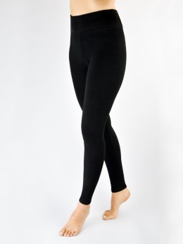 LEGGINSY LE005 GŁADKIE WYSOKI STAN OCIEPLONE NOVITI