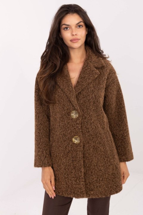 Płaszcz Damski Model IT-PL-96775.19P Brown - Factory Price Factory Price Płaszcz Damski Model IT-PL-96775.19P Brown - Factory Price Factory Price