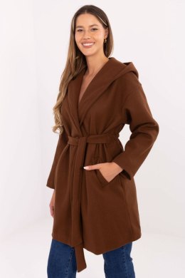 Płaszcz Damski Model IT-PL-A9587.00 Brown - Rue Paris Rue Paris