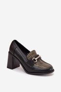 Półbuty Model Novella C-881 Green/Black - Step in style Step in style