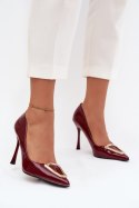 Szpilki Model Paivelle 9774 Bordo - Step in style Step in style
