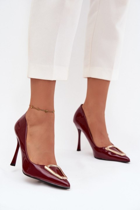 Szpilki Model Paivelle 9774 Bordo - Step in style Step in style