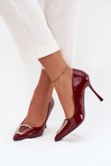 Szpilki Model Paivelle 9774 Bordo - Step in style Step in style