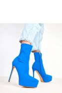 Botki Model Ramla YES-3858-1 Blue - Solea Solea Botki Model Ramla YES-3858-1 Blue - Solea Solea