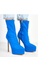 Botki Model Ramla YES-3858-1 Blue - Solea Solea Botki Model Ramla YES-3858-1 Blue - Solea Solea