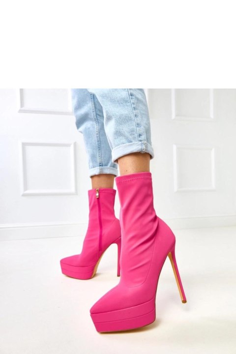 Botki Model Ramla YES-3858-1 Pink - Solea Solea Botki Model Ramla YES-3858-1 Pink - Solea Solea